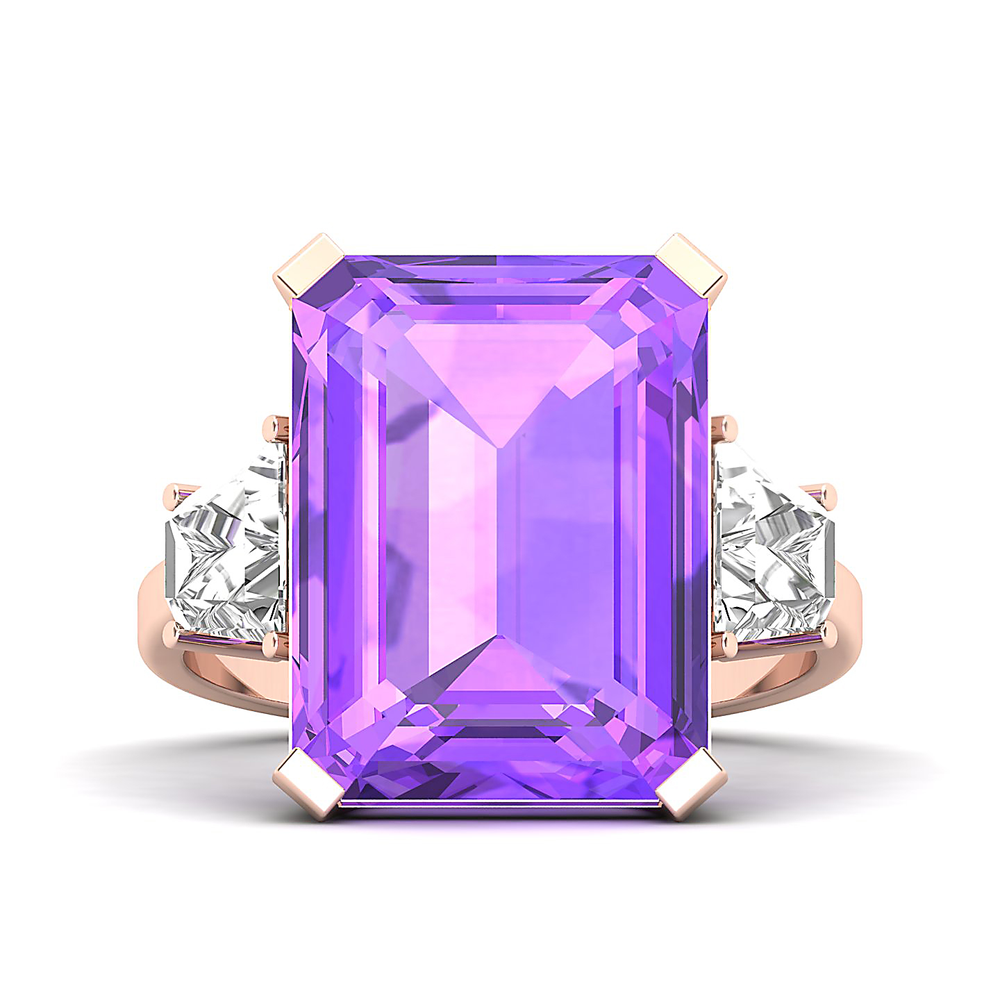 The Princess Trilogy Amethyst Ring