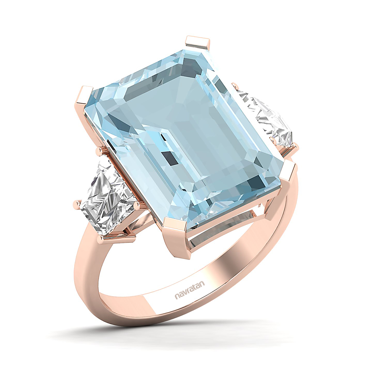 The Princess Trilogy Aquamarine Ring