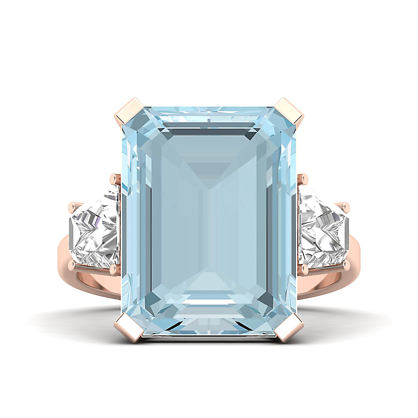 The Princess Trilogy Aquamarine Ring