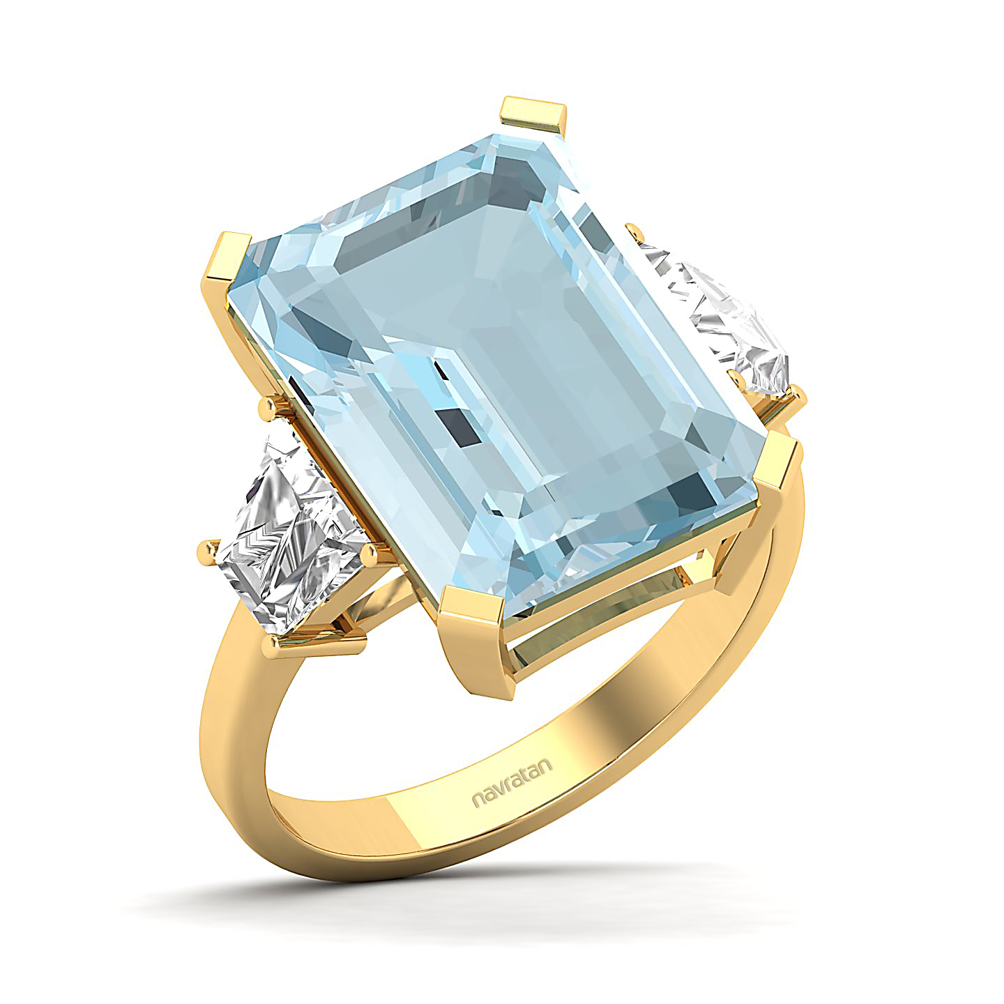 The Princess Trilogy Aquamarine Ring