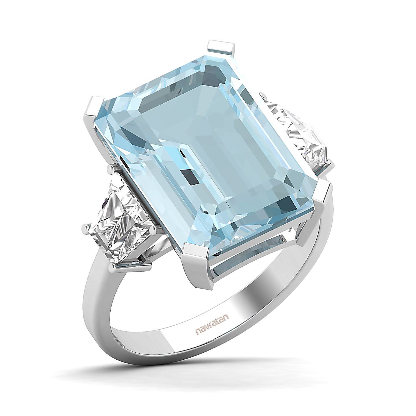 The Princess Trilogy Aquamarine Ring