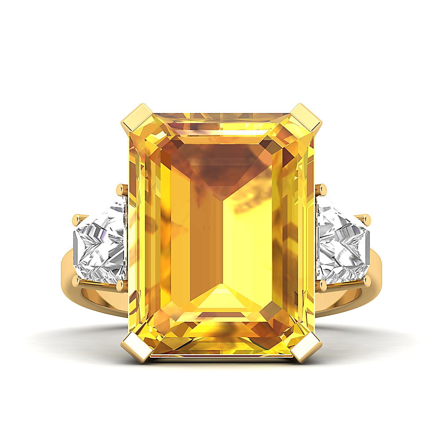 The Princess Trilogy Yellow Sapphire Ring