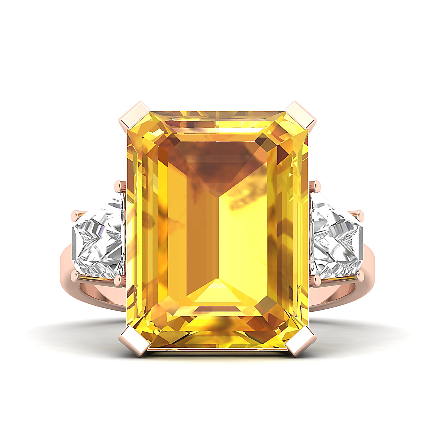 The Princess Trilogy Yellow Sapphire Ring