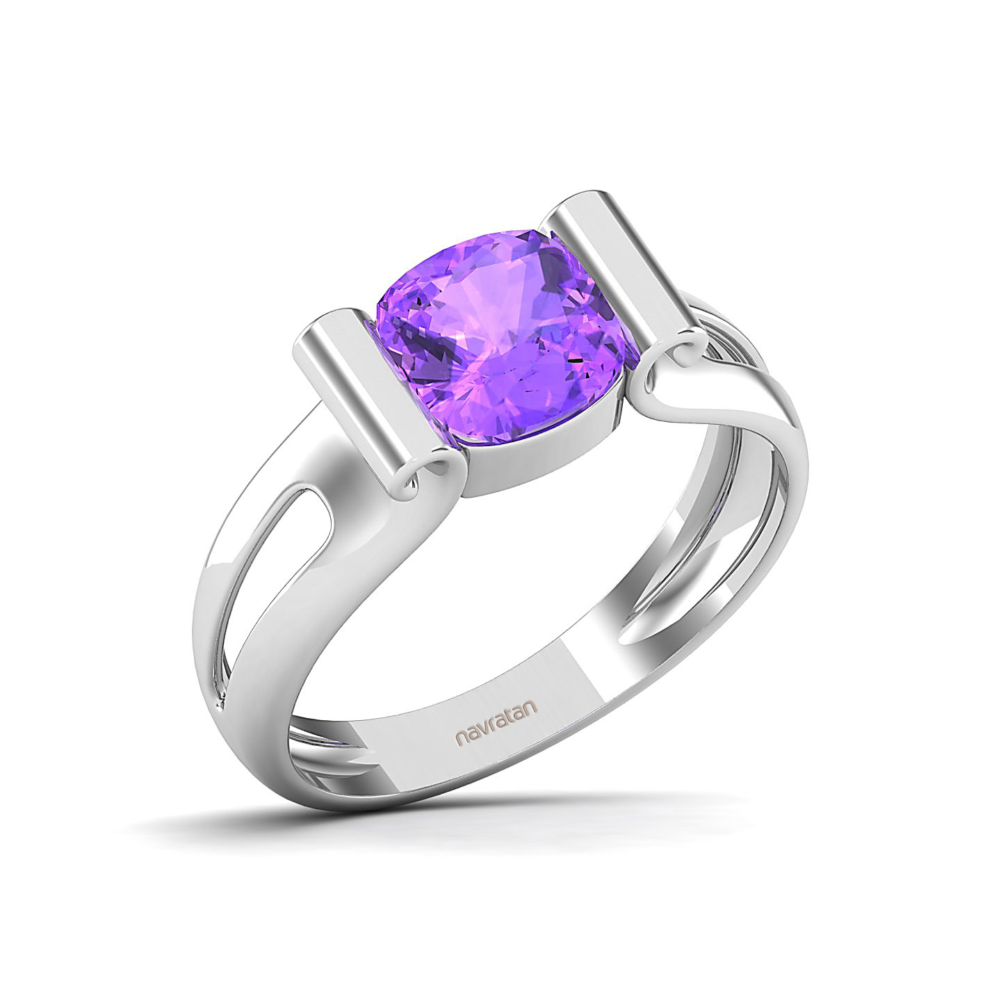 The Pristine Amethyst Gold Rings