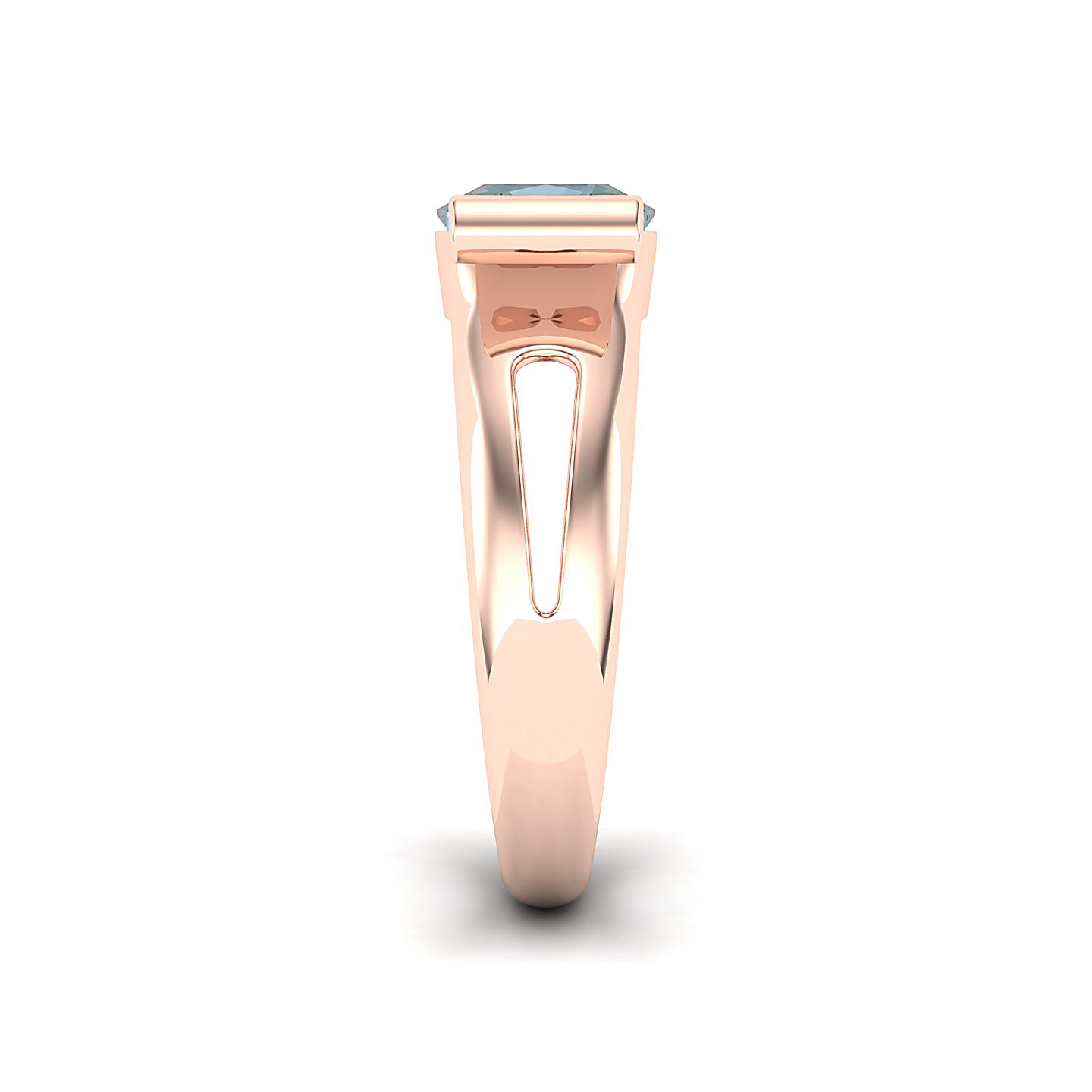 The Pristine Aquamarine Gold Rings