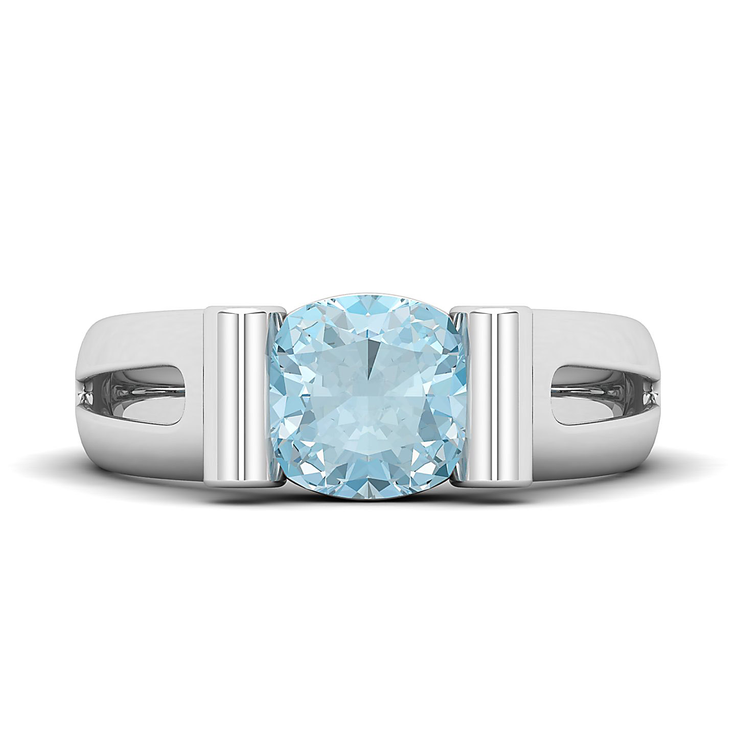 The Pristine Aquamarine Gold Rings