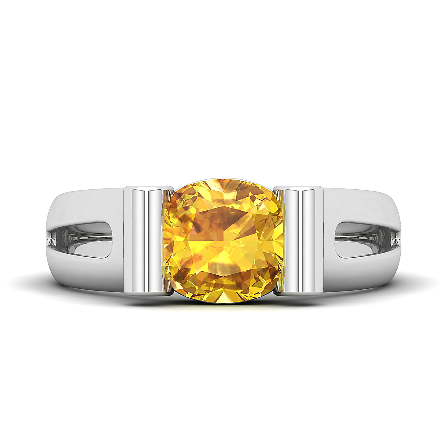 The Pristine Yellow Sapphire Gold Rings
