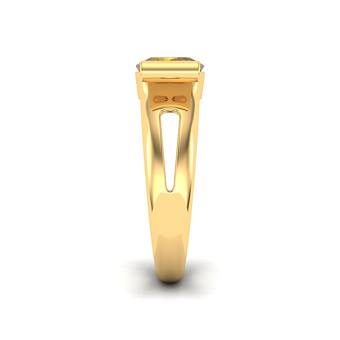 The Pristine Yellow Sapphire Gold Rings