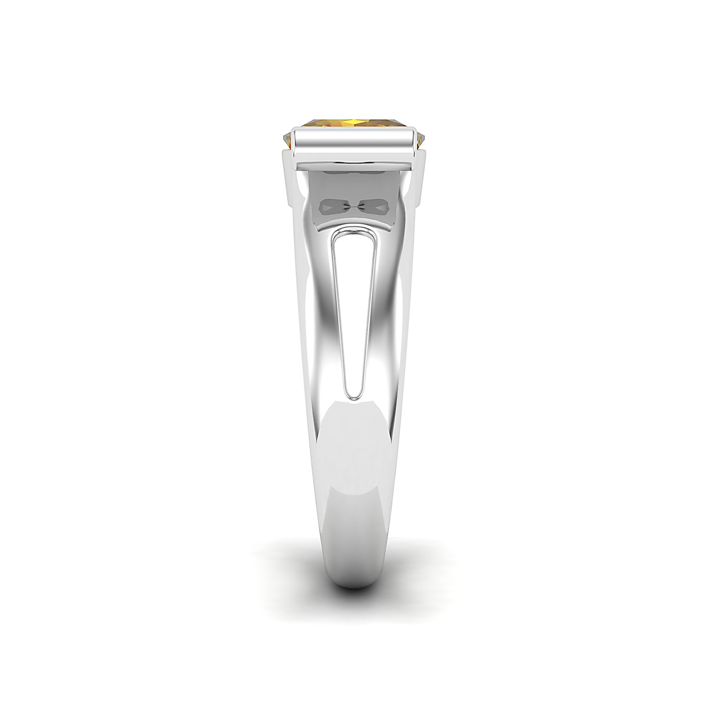 The Pristine Yellow Sapphire Gold Rings
