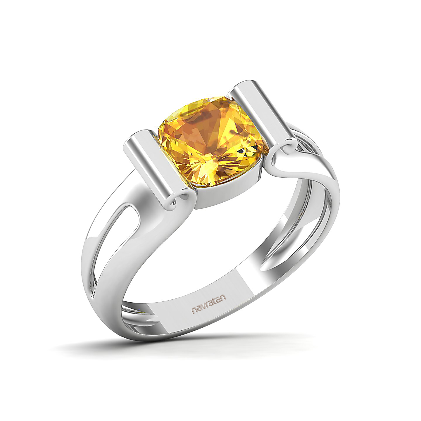 The Pristine Yellow Sapphire Gold Rings
