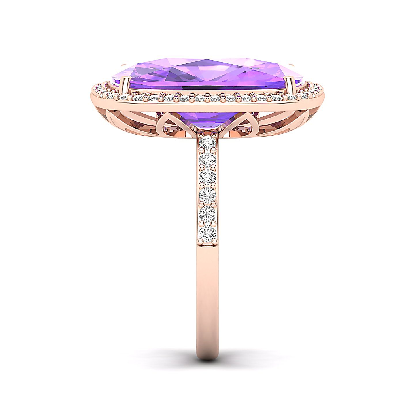 The Ravishing Amethyst Gold Ring