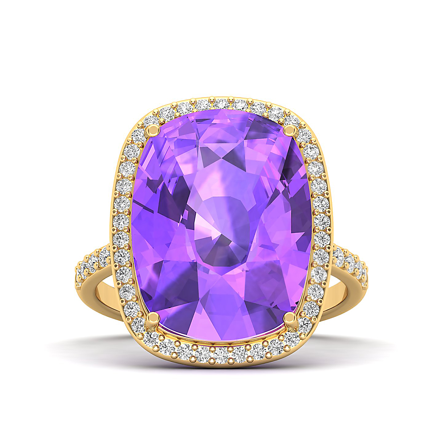 The Ravishing Amethyst Gold Ring