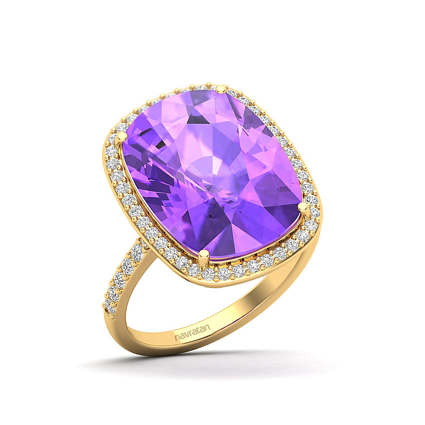 The Ravishing Amethyst Gold Ring