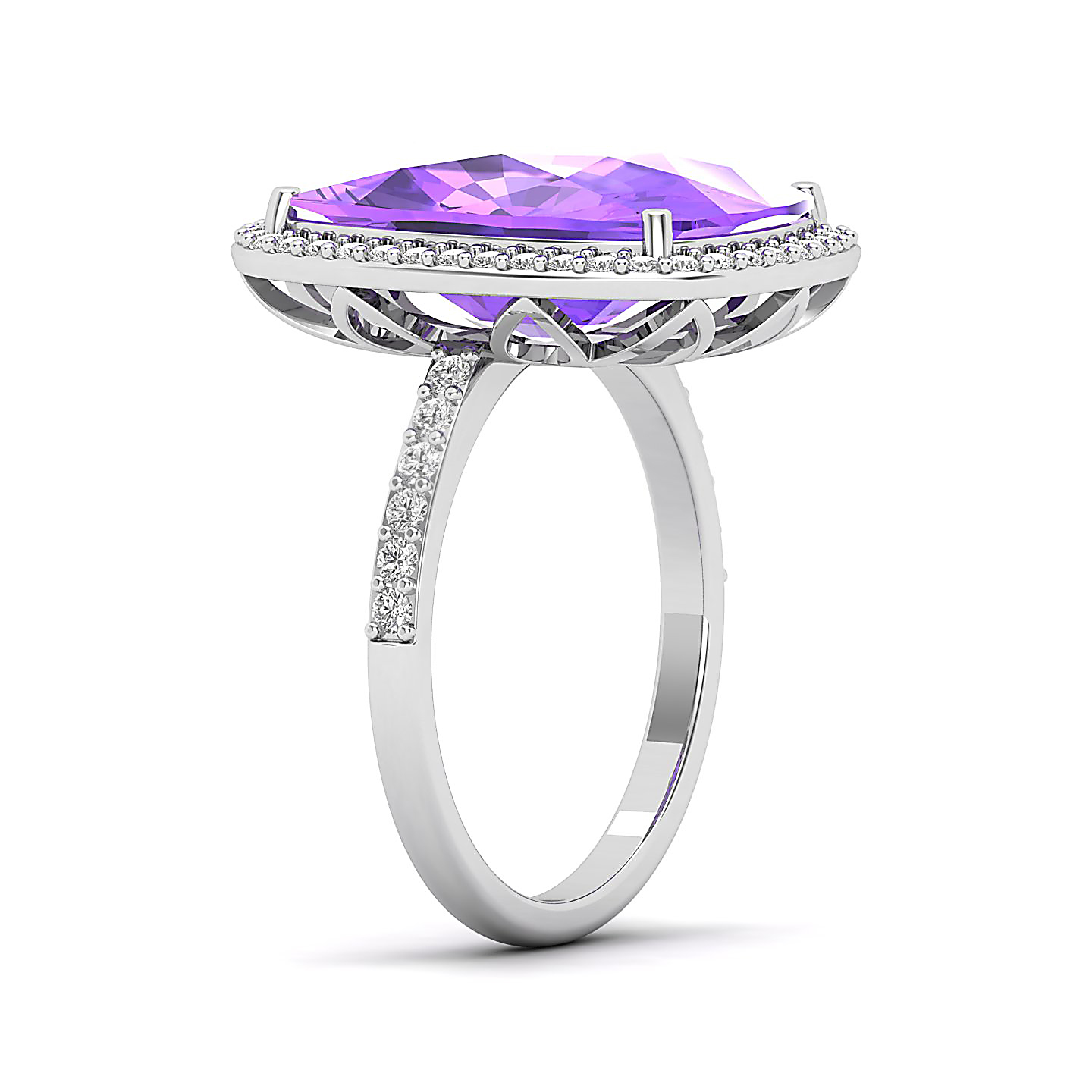 The Ravishing Amethyst Gold Ring