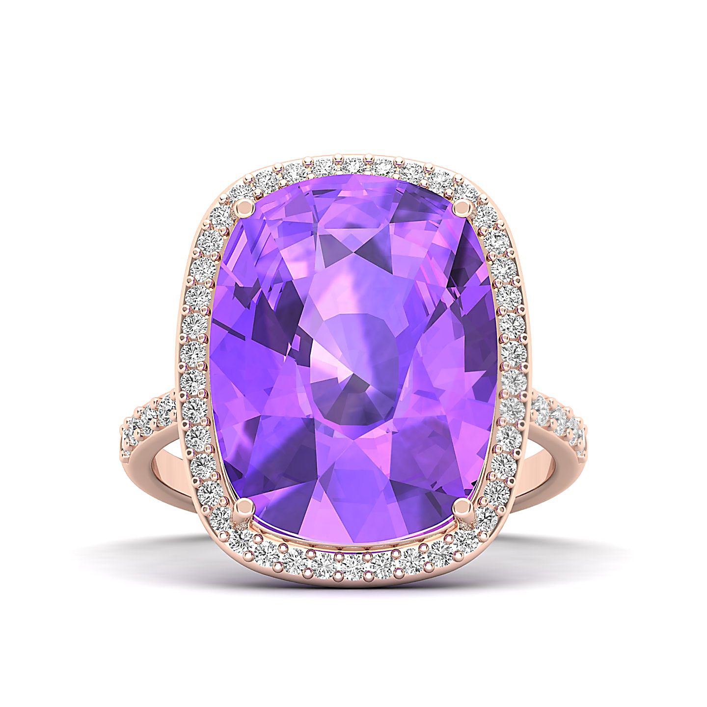 The Ravishing Amethyst Gold Ring