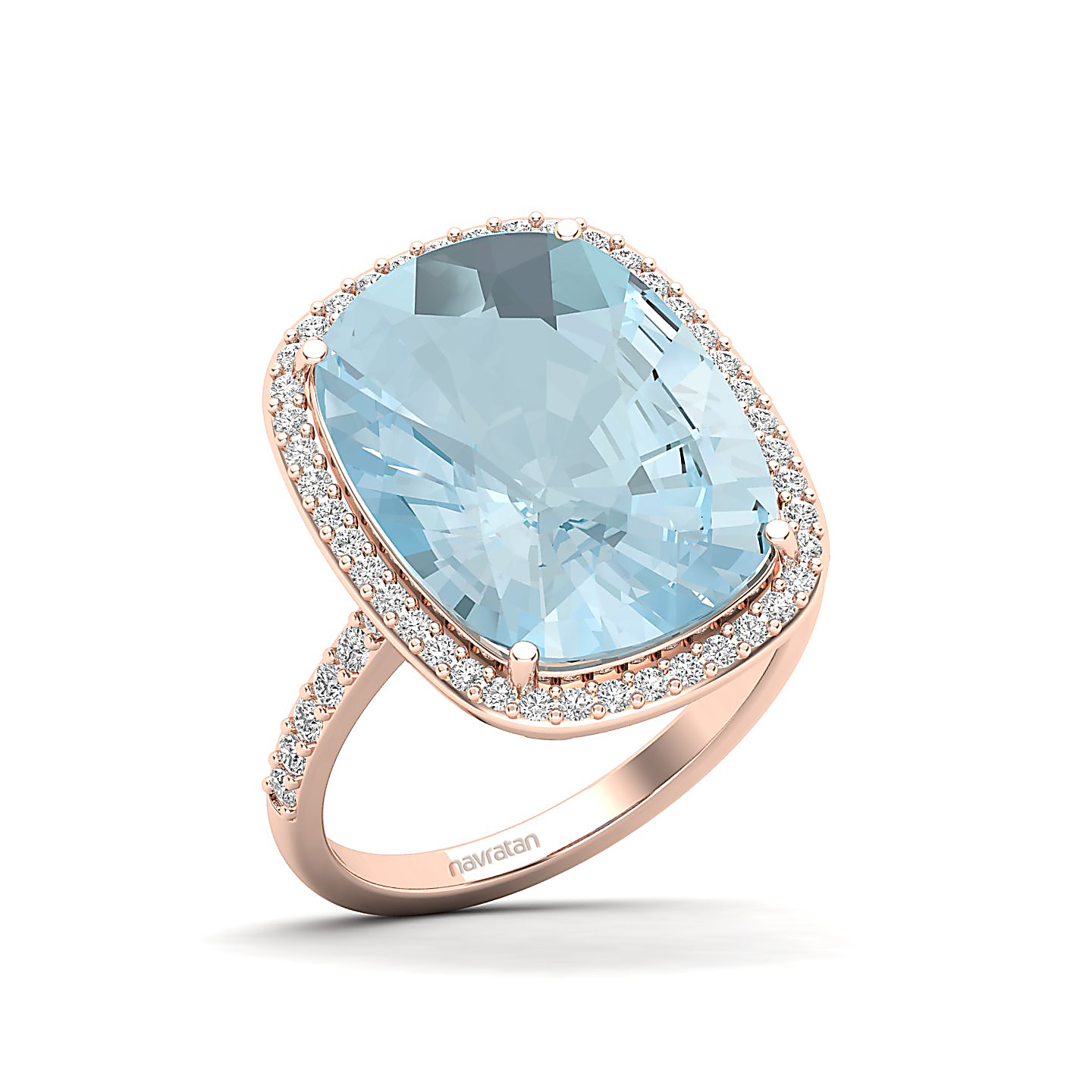 The Ravishing Aquamarine Gold Ring