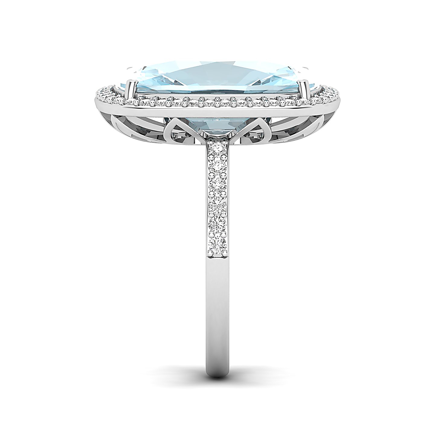 The Ravishing Aquamarine Gold Ring