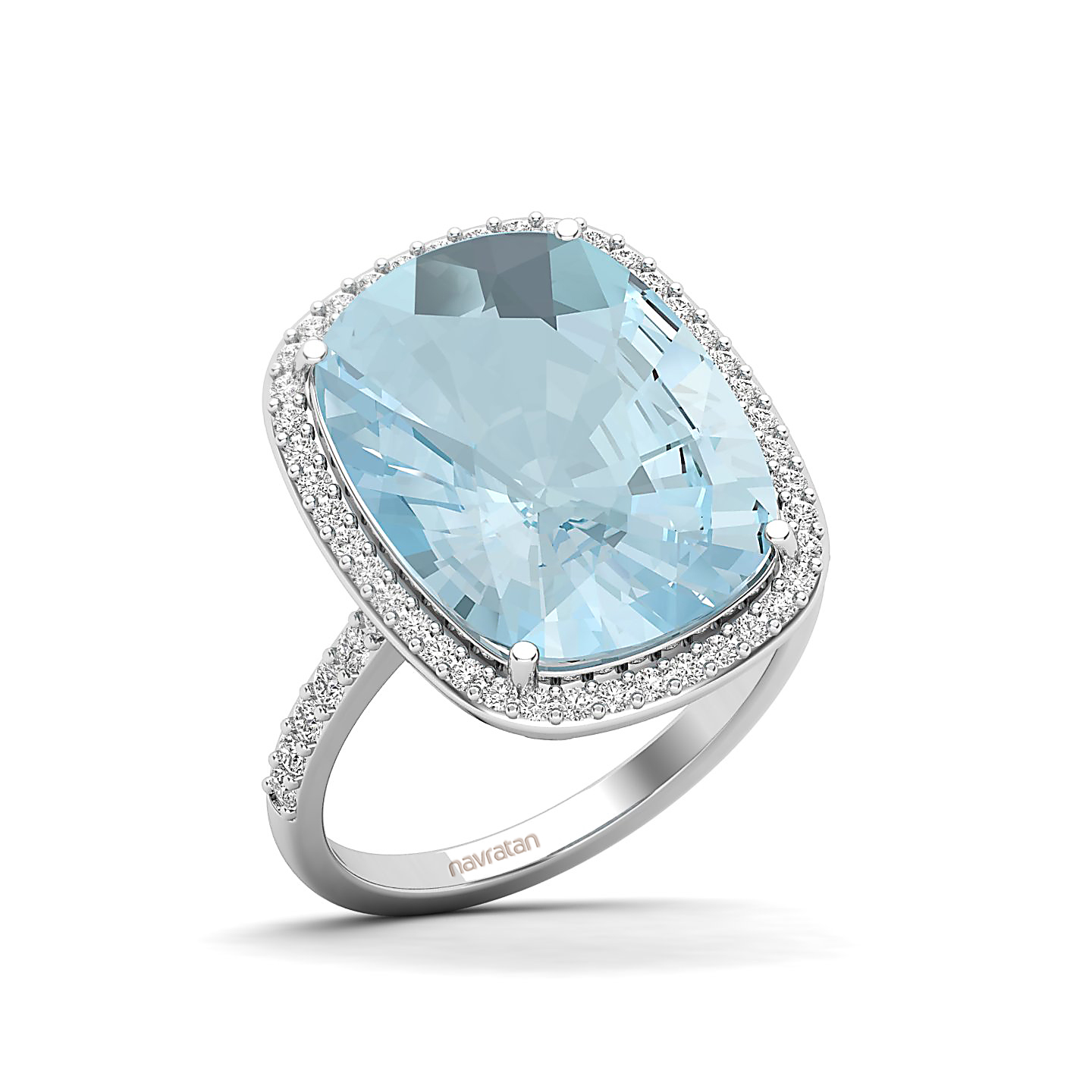 The Ravishing Aquamarine Gold Ring