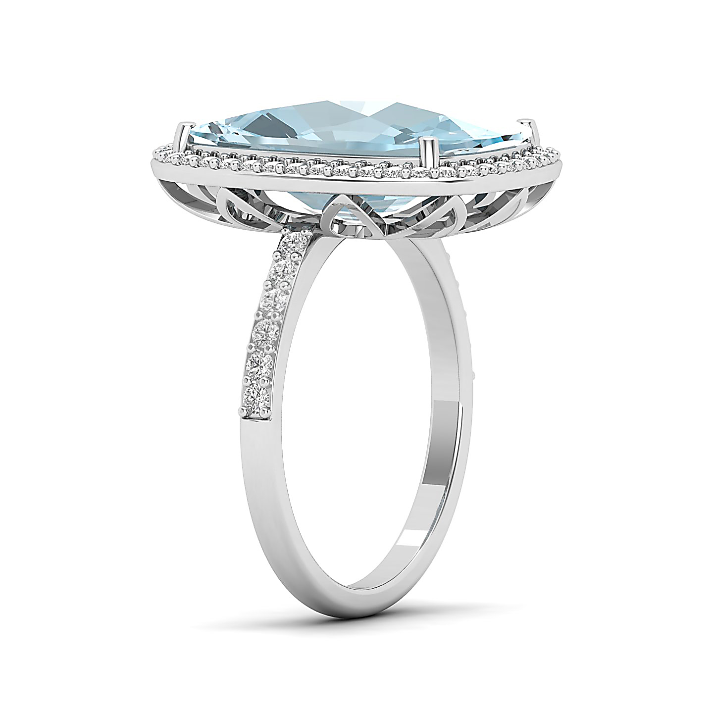 The Ravishing Aquamarine Gold Ring