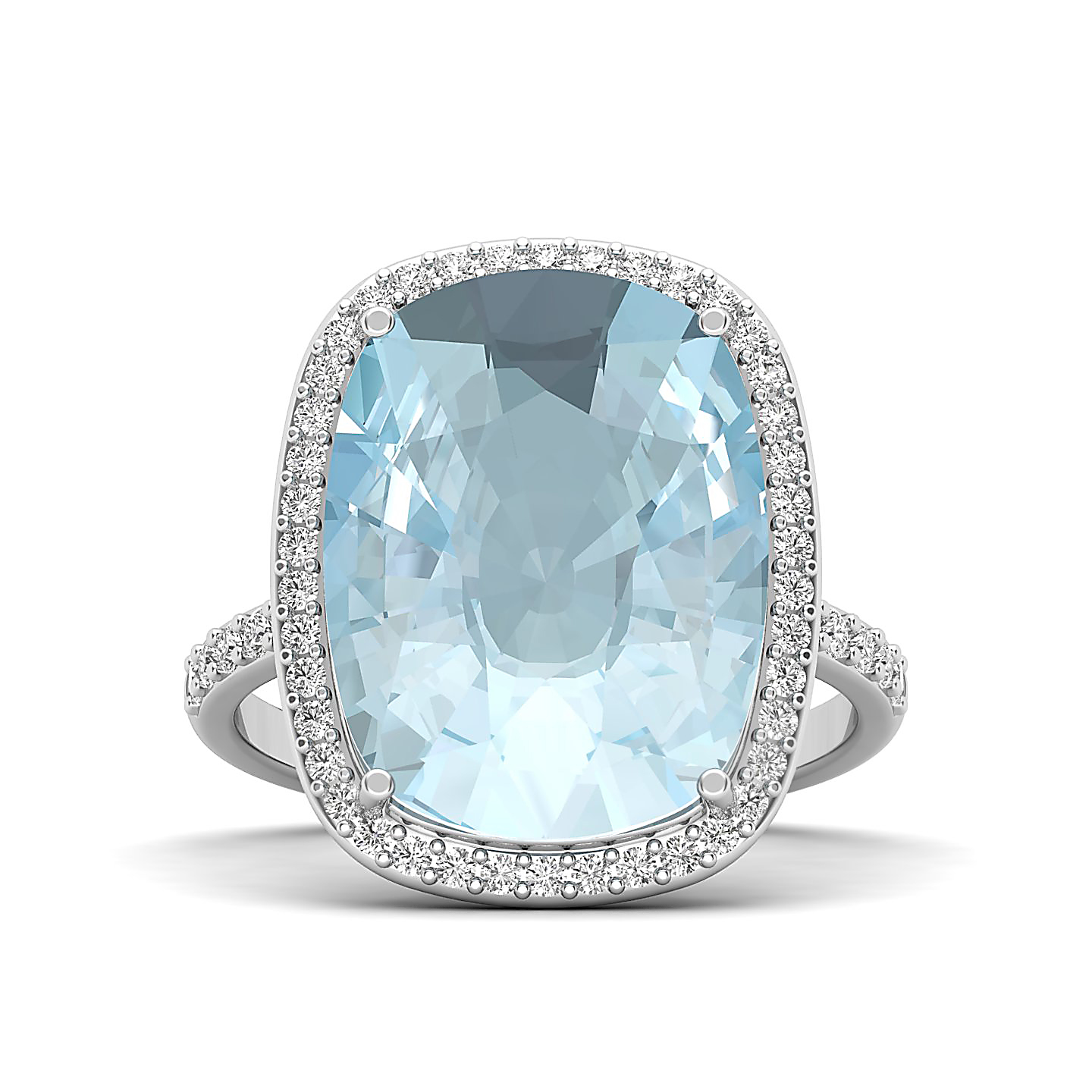 The Ravishing Aquamarine Gold Ring