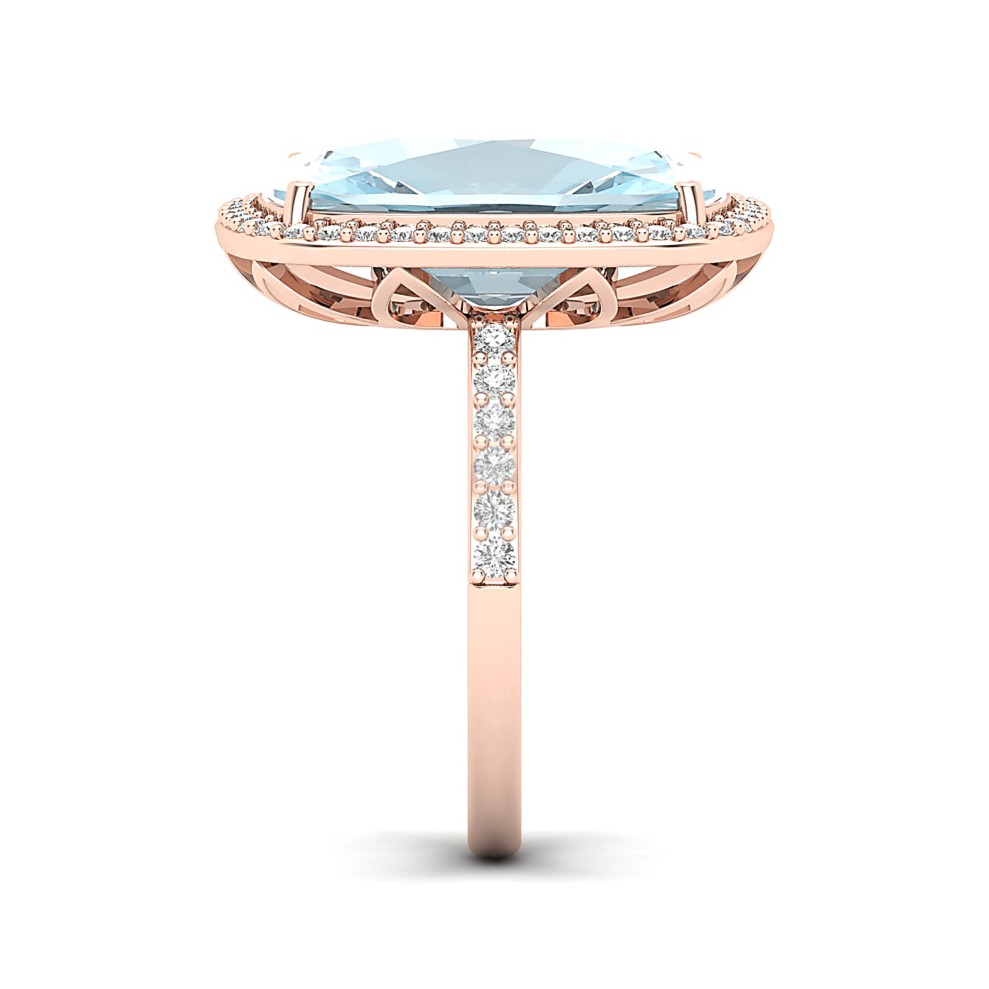 The Ravishing Aquamarine Gold Ring