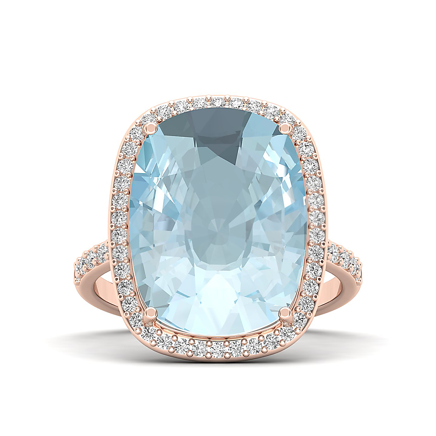 The Ravishing Aquamarine Gold Ring