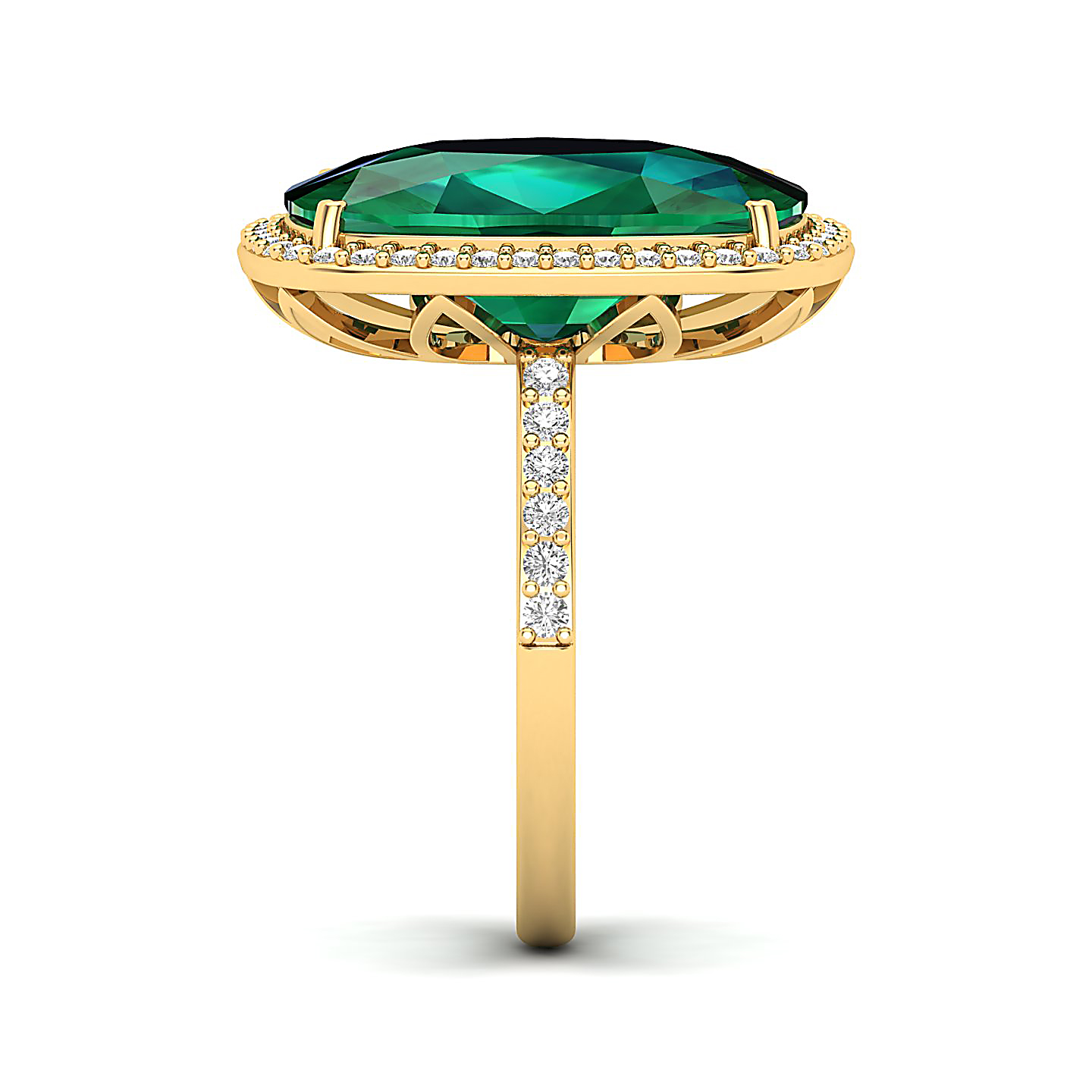 The Ravishing Emerald Gold Ring