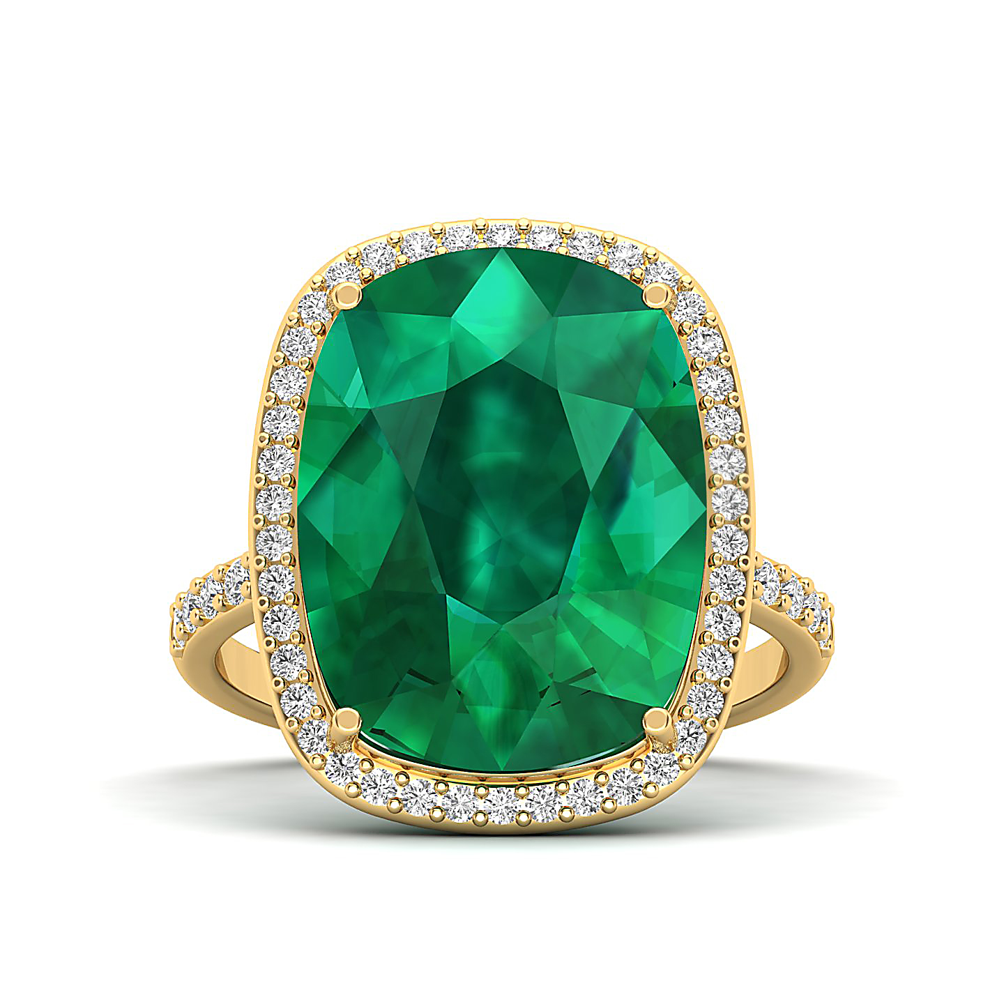 The Ravishing Emerald Gold Ring