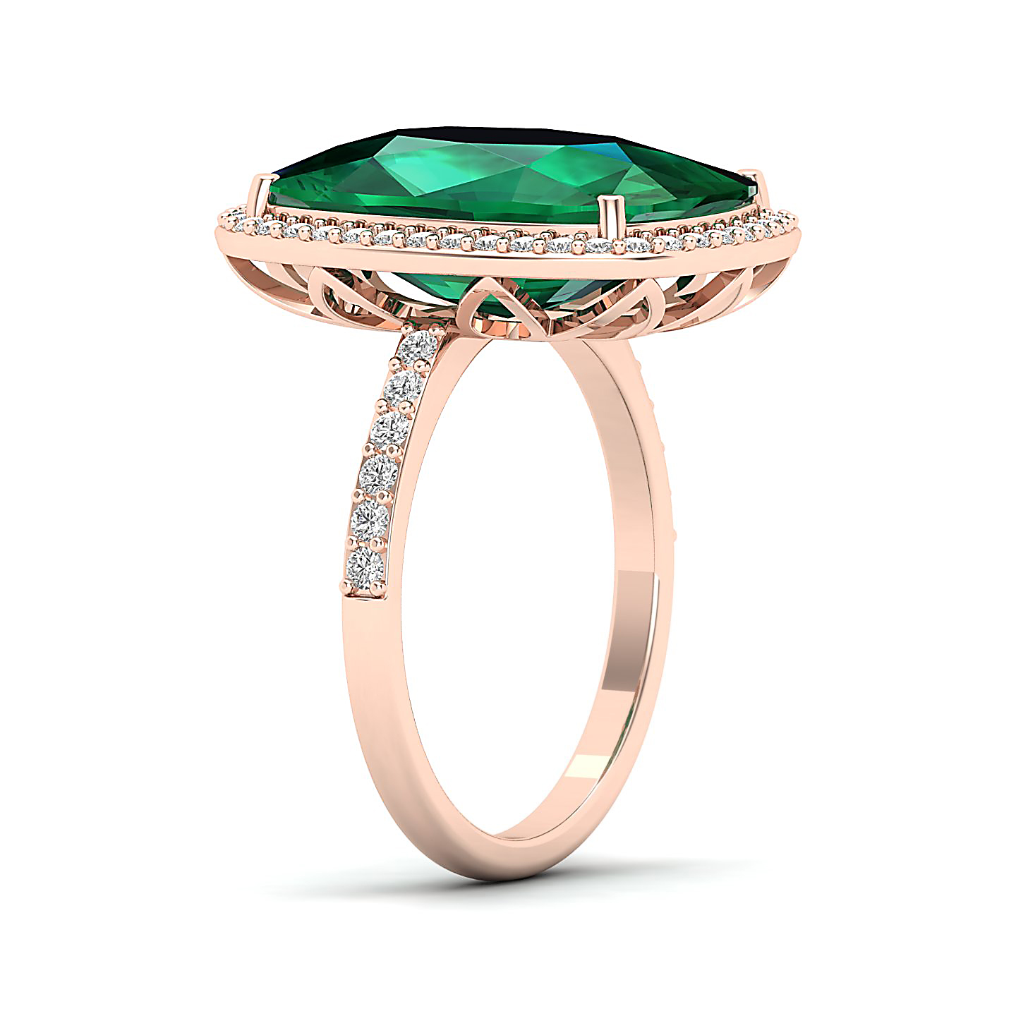 The Ravishing Emerald Gold Ring