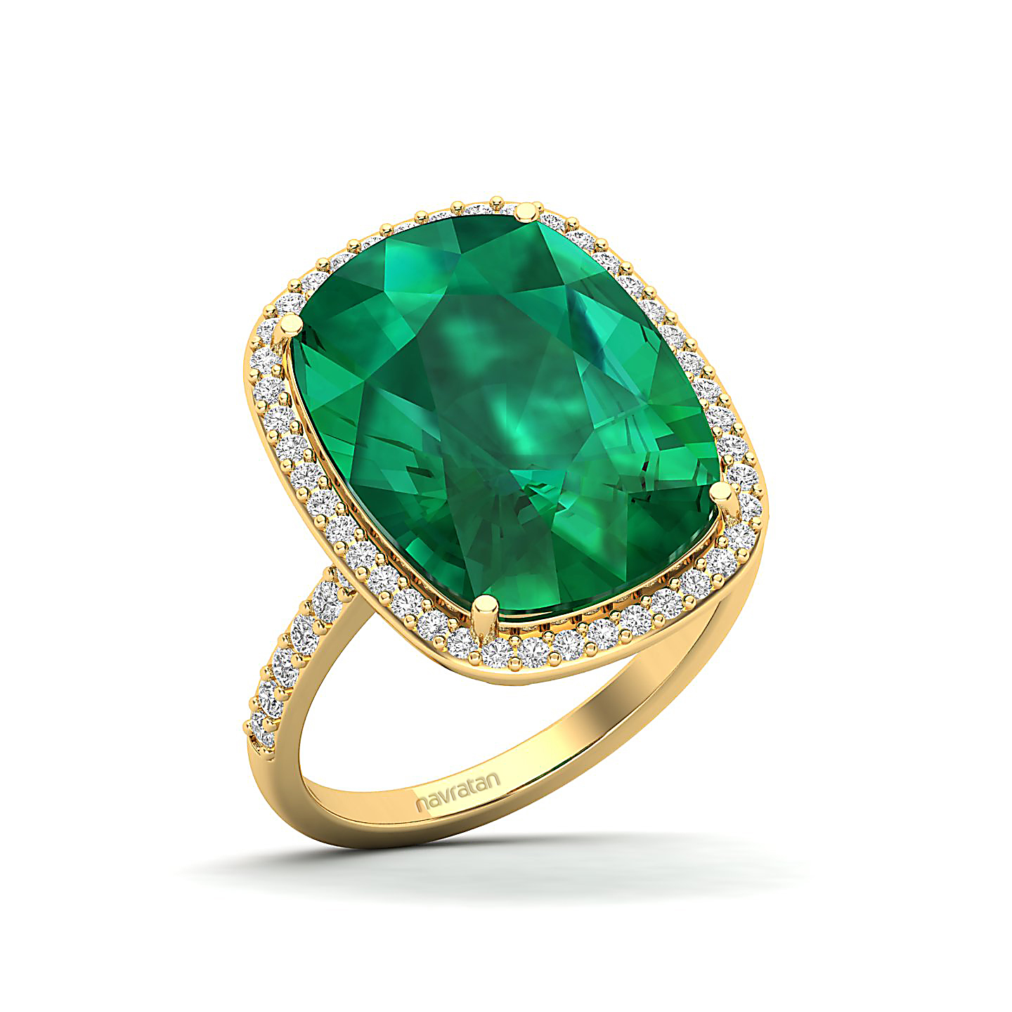 The Ravishing Emerald Gold Ring