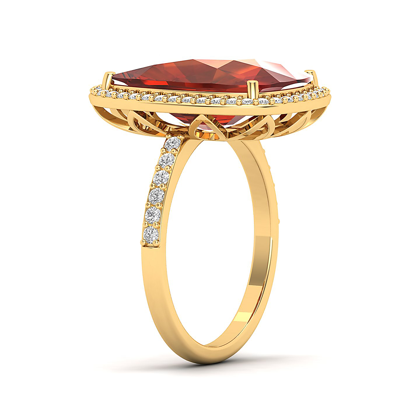 The Ravishing Hessonite Gold Ring