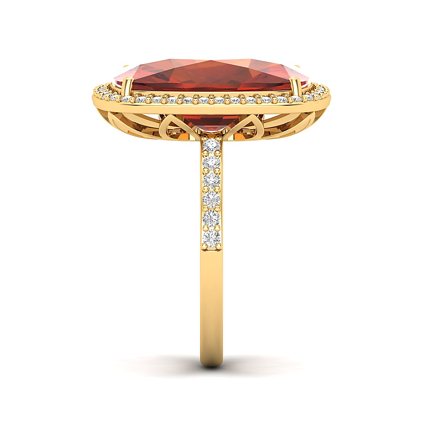 The Ravishing Hessonite Gold Ring