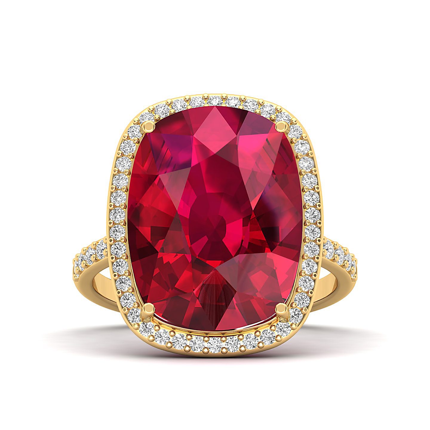 The Ravishing Ruby Gold Ring