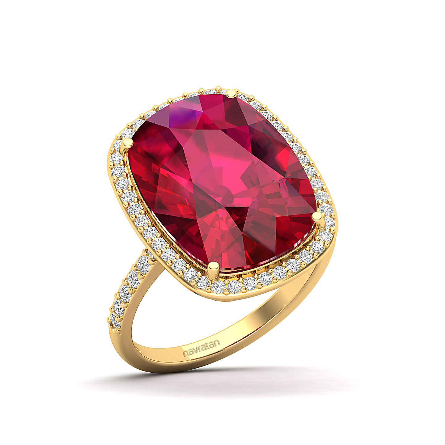 The Ravishing Ruby Gold Ring