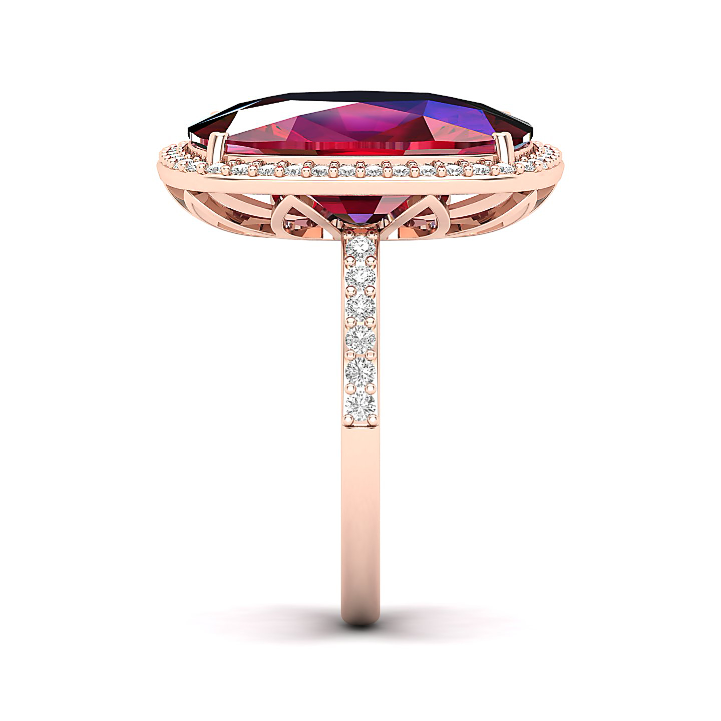 The Ravishing Ruby Gold Ring
