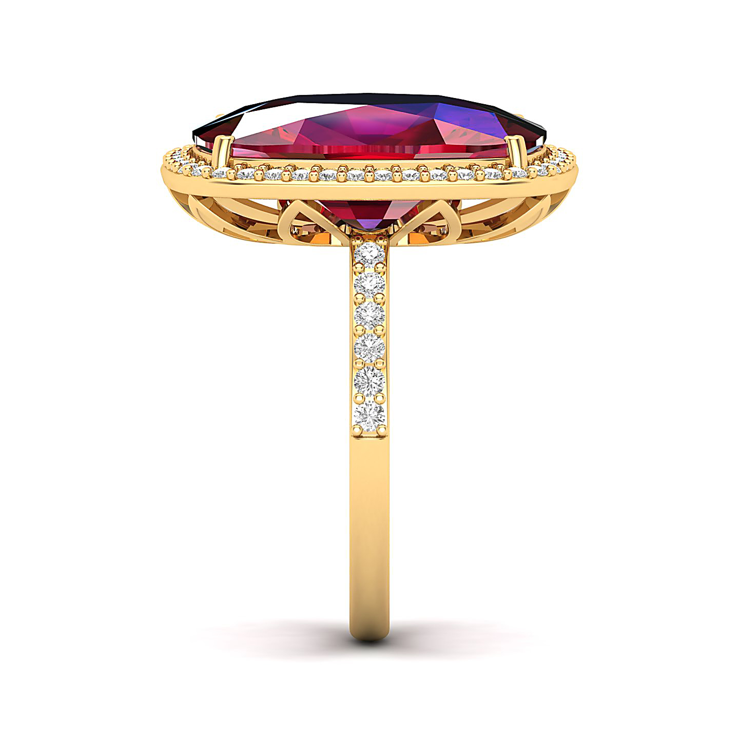 The Ravishing Ruby Gold Ring