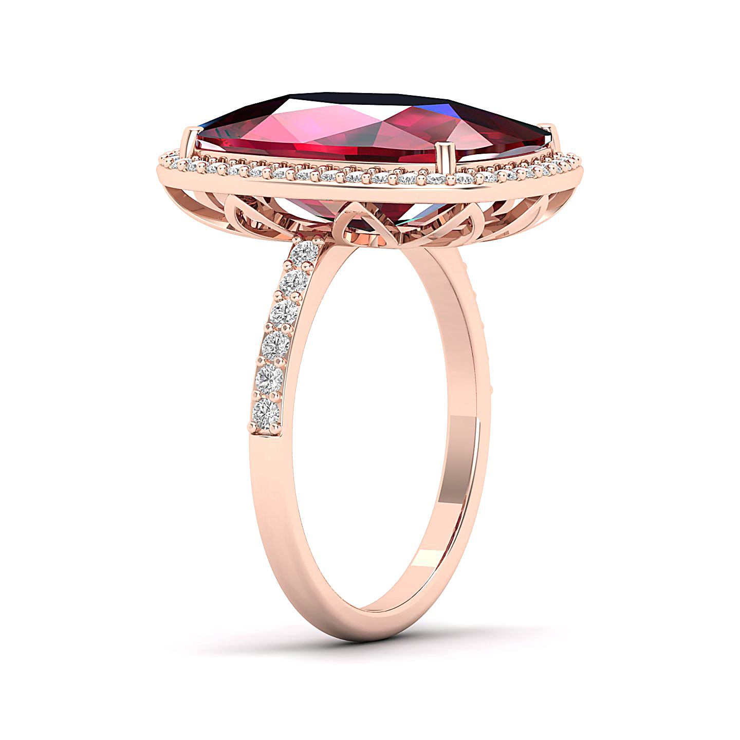 The Ravishing Ruby Gold Ring