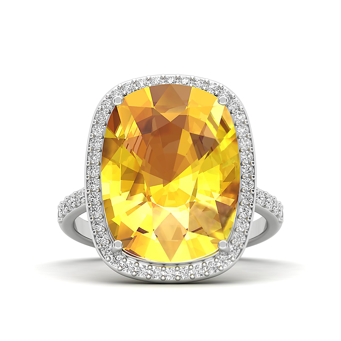 The Ravishing Yellow Sapphire Gold Ring