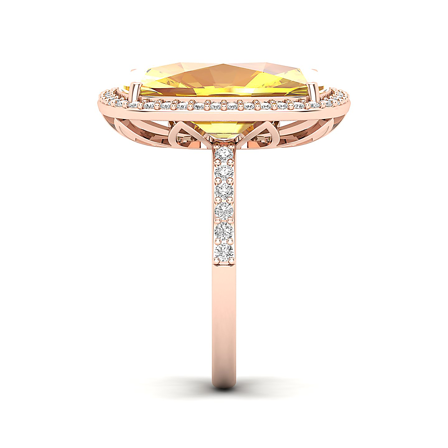 The Ravishing Yellow Sapphire Gold Ring