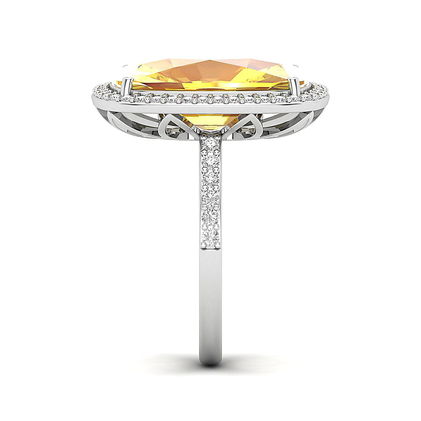 The Ravishing Yellow Sapphire Gold Ring