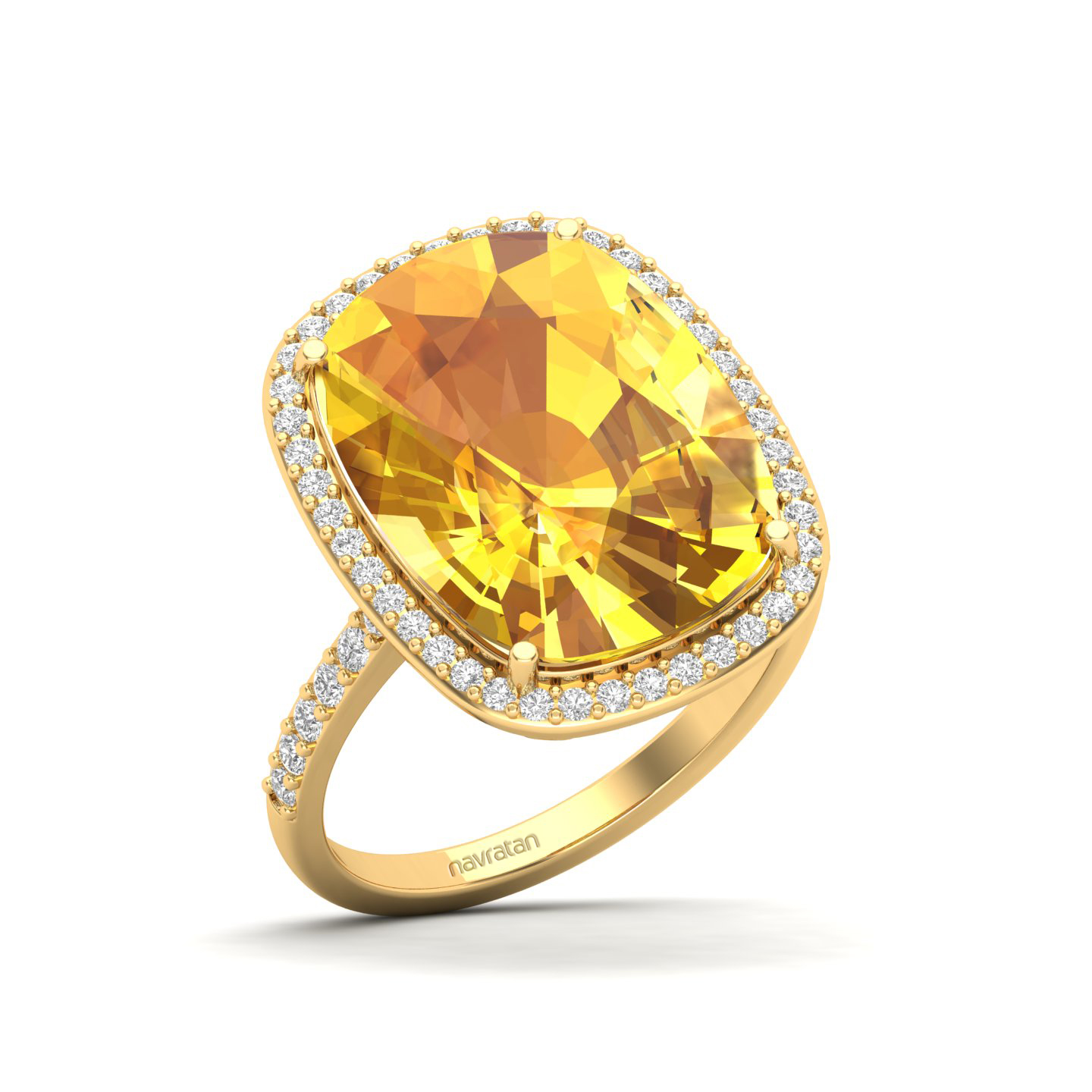 The Ravishing Yellow Sapphire Gold Ring
