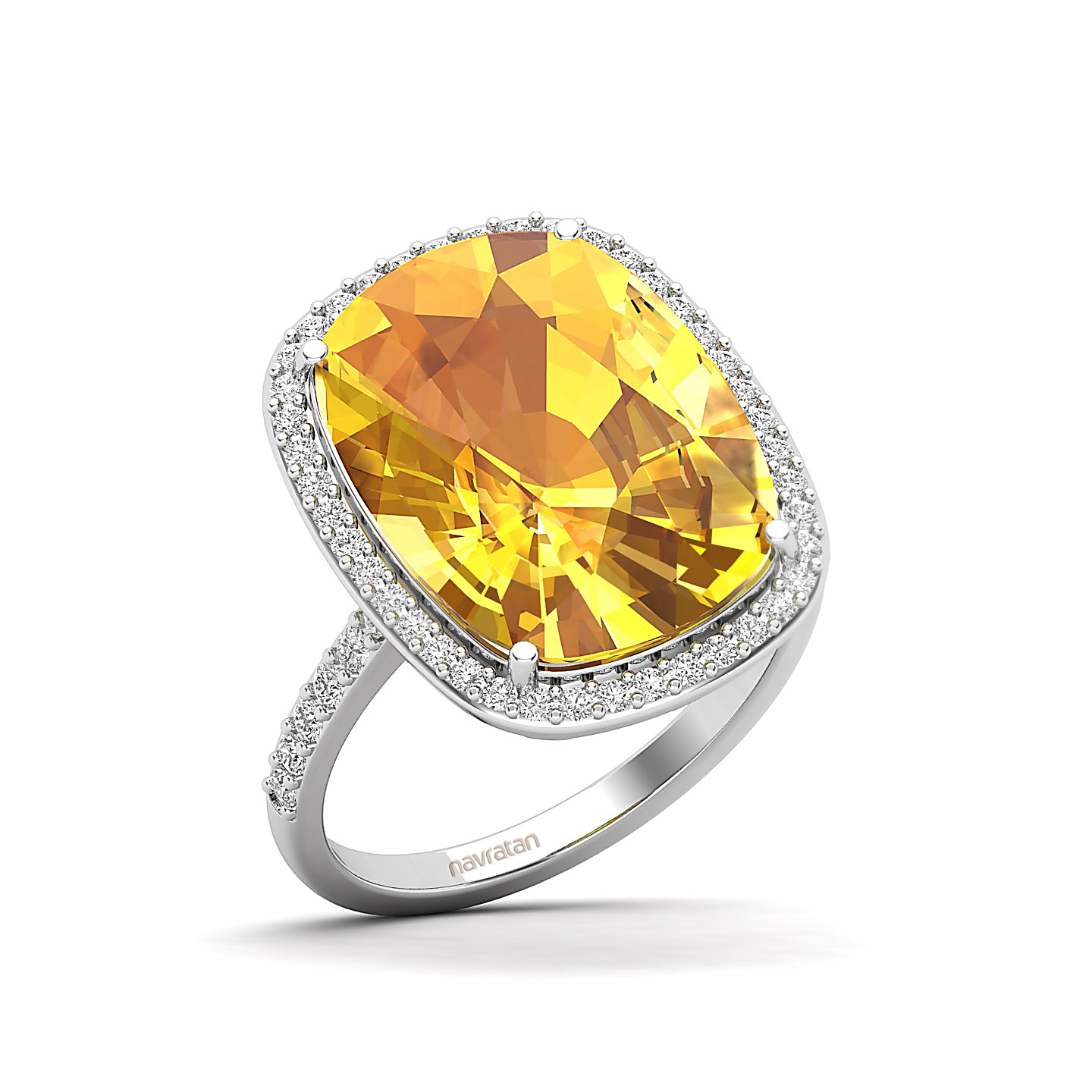 The Ravishing Yellow Sapphire Gold Ring
