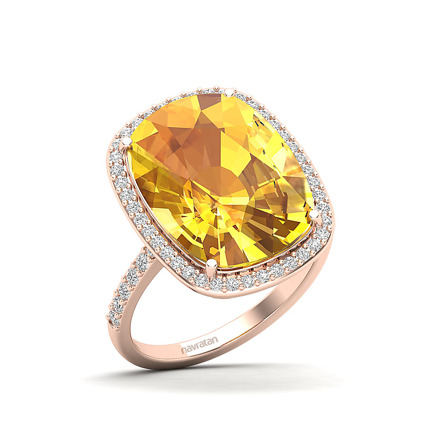 The Ravishing Yellow Sapphire Gold Ring