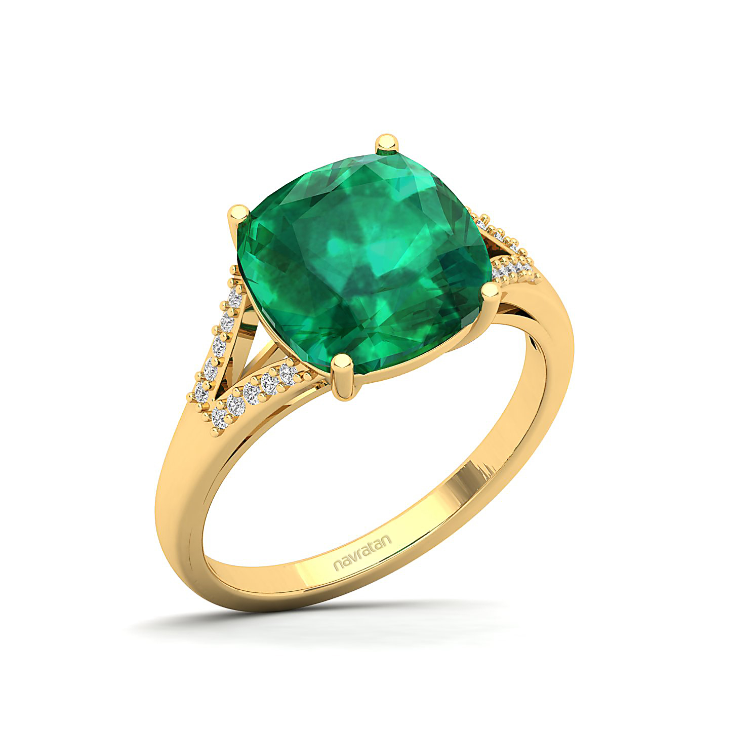 The Resplendent Emerald Gold Ring