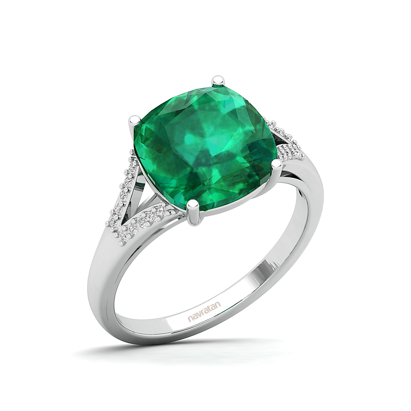 The Resplendent Emerald Gold Ring