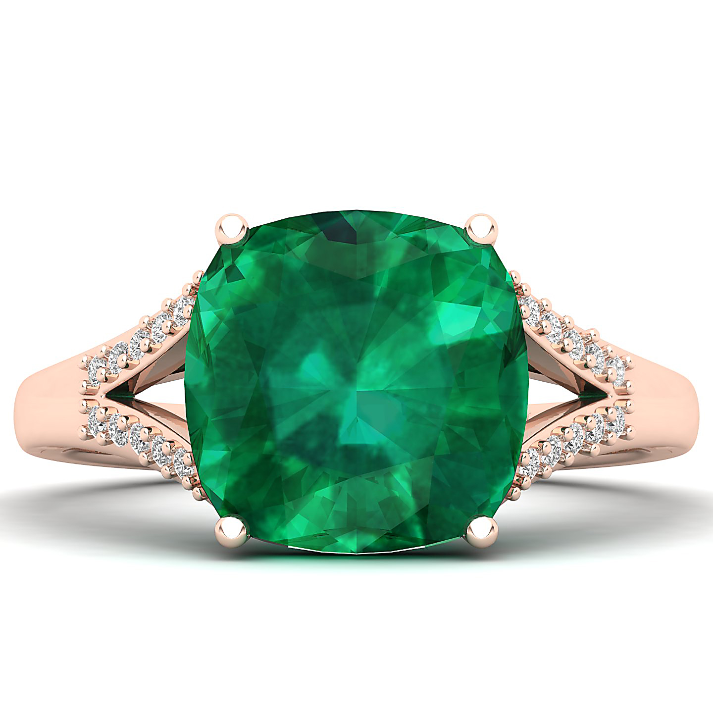 The Resplendent Emerald Gold Ring
