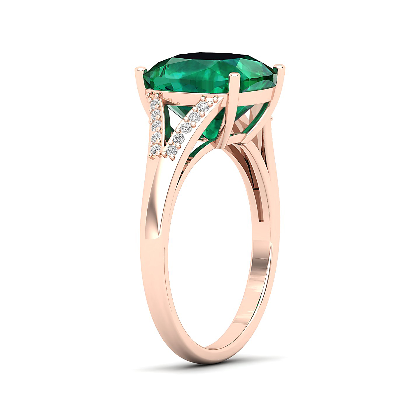 The Resplendent Emerald Gold Ring