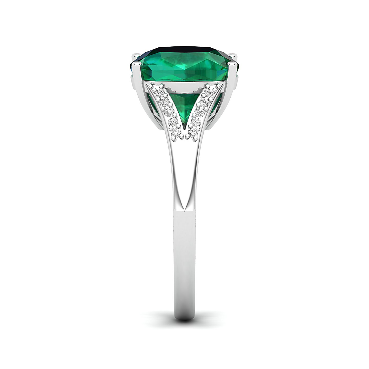 The Resplendent Emerald Gold Ring
