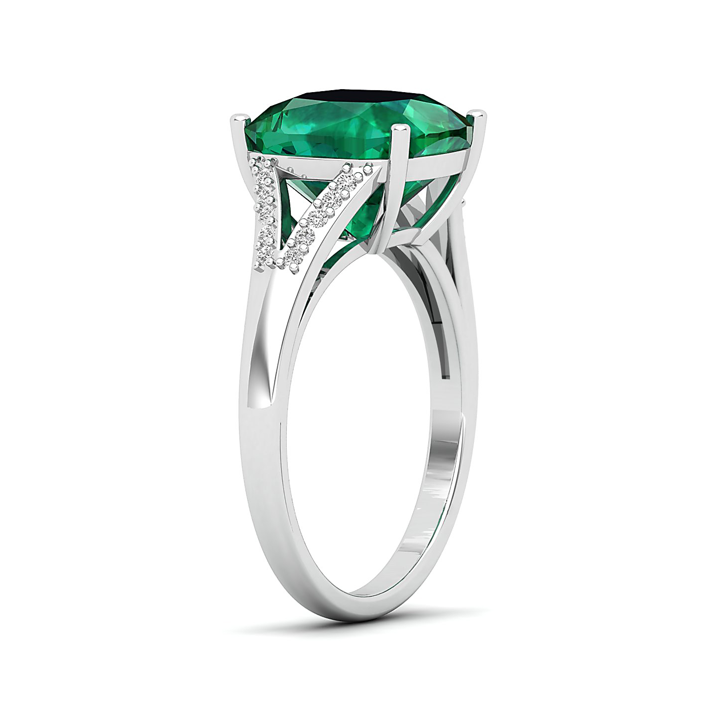 The Resplendent Emerald Gold Ring