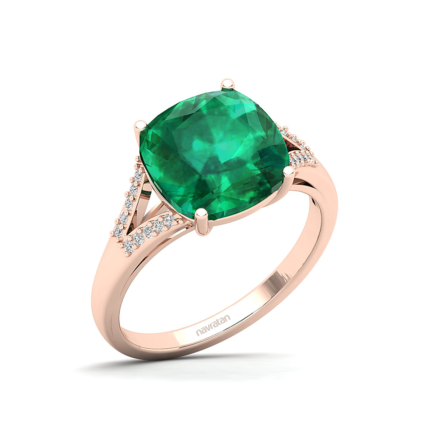The Resplendent Emerald Gold Ring
